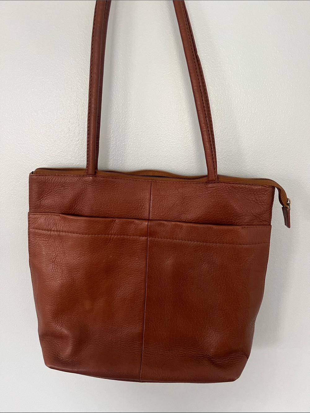 HOBO International Brown Leather Shoulder Tote